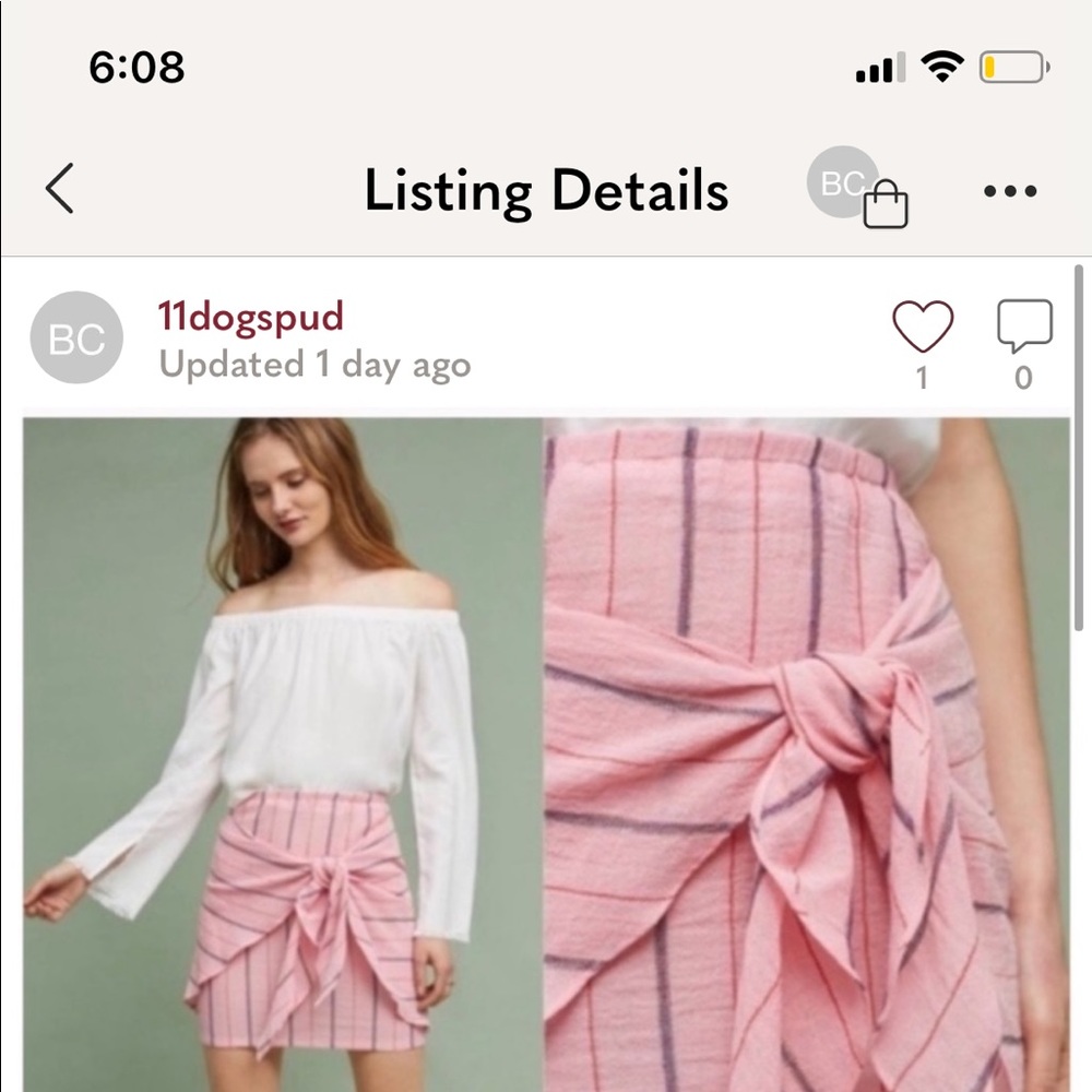 Holding Horses Pink Gauze Mini Skirt